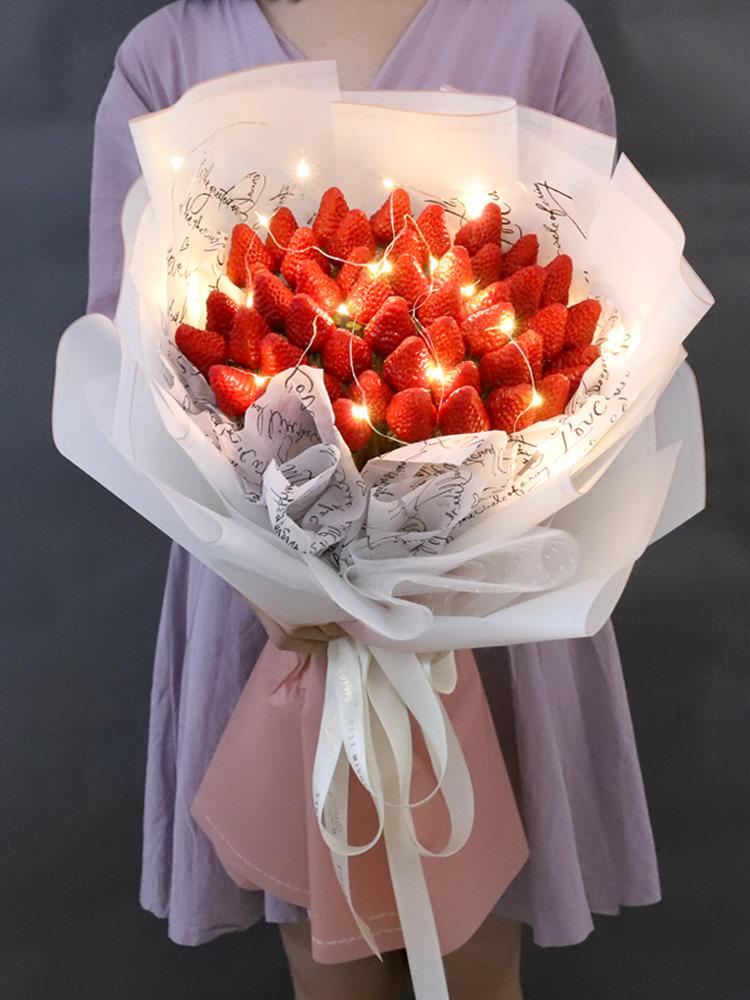 水果花束图片(康乃馨水果花束图片)