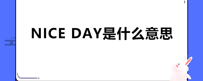 nice是什么意思(英语nice是什么意思)